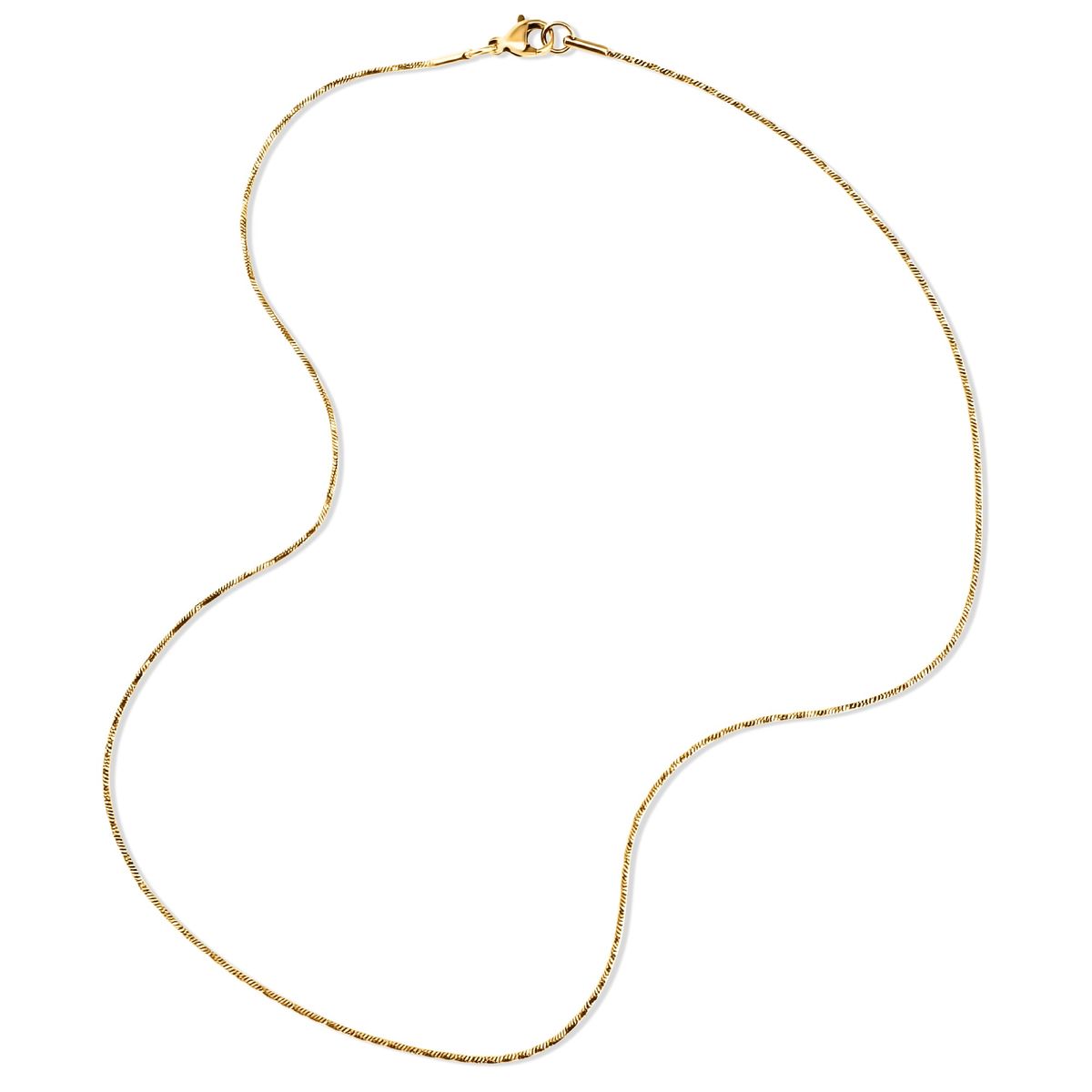 Ellie Vail Piper Round Snake Chain Necklace