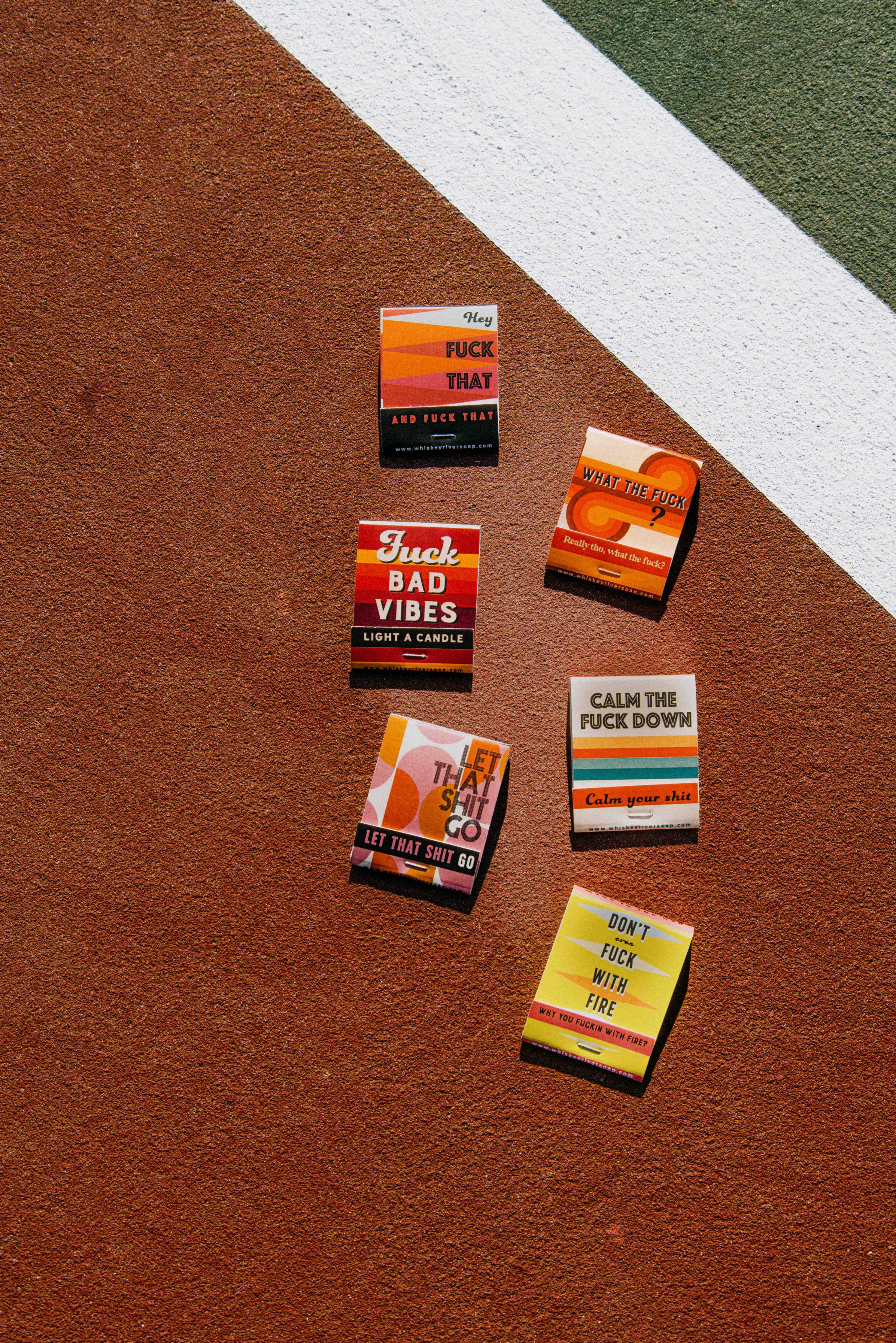 Whiskey River Soap Co. WTF Vintage Matchbooks