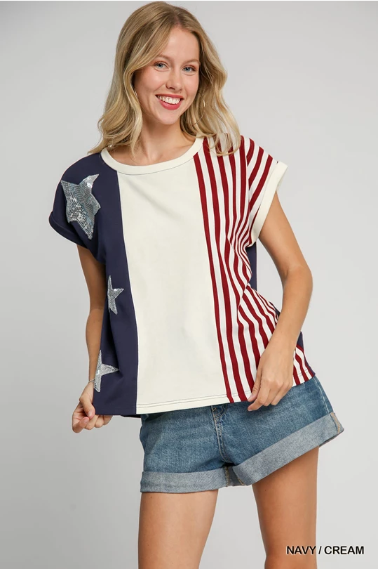 Umgee Stars and Stripes Top