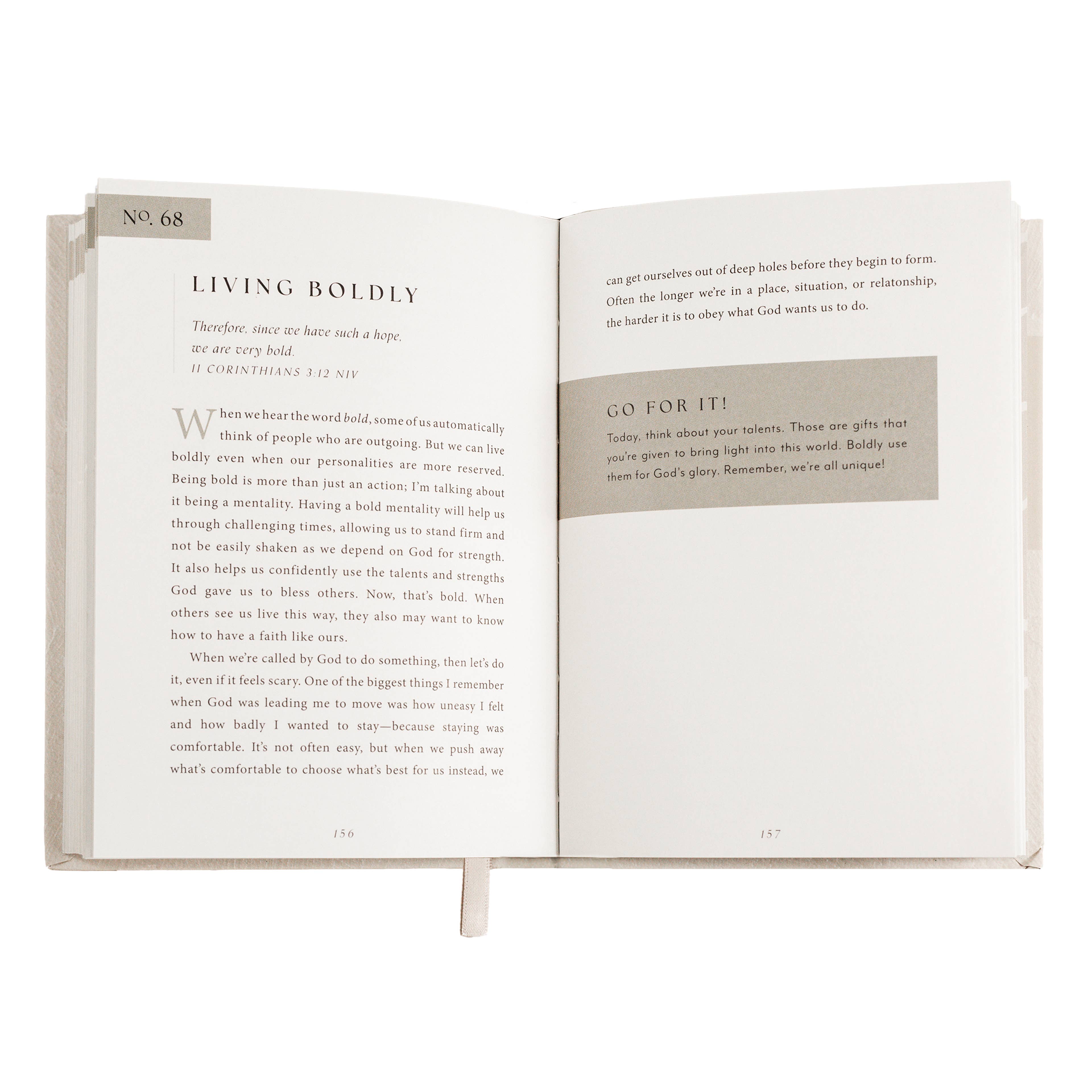 Go For It Book : 90 Devotions to Boldly Live the Life God Created
