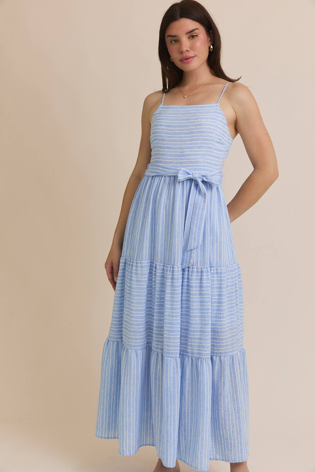 Gilli Nautical Striped Cotton Sundress