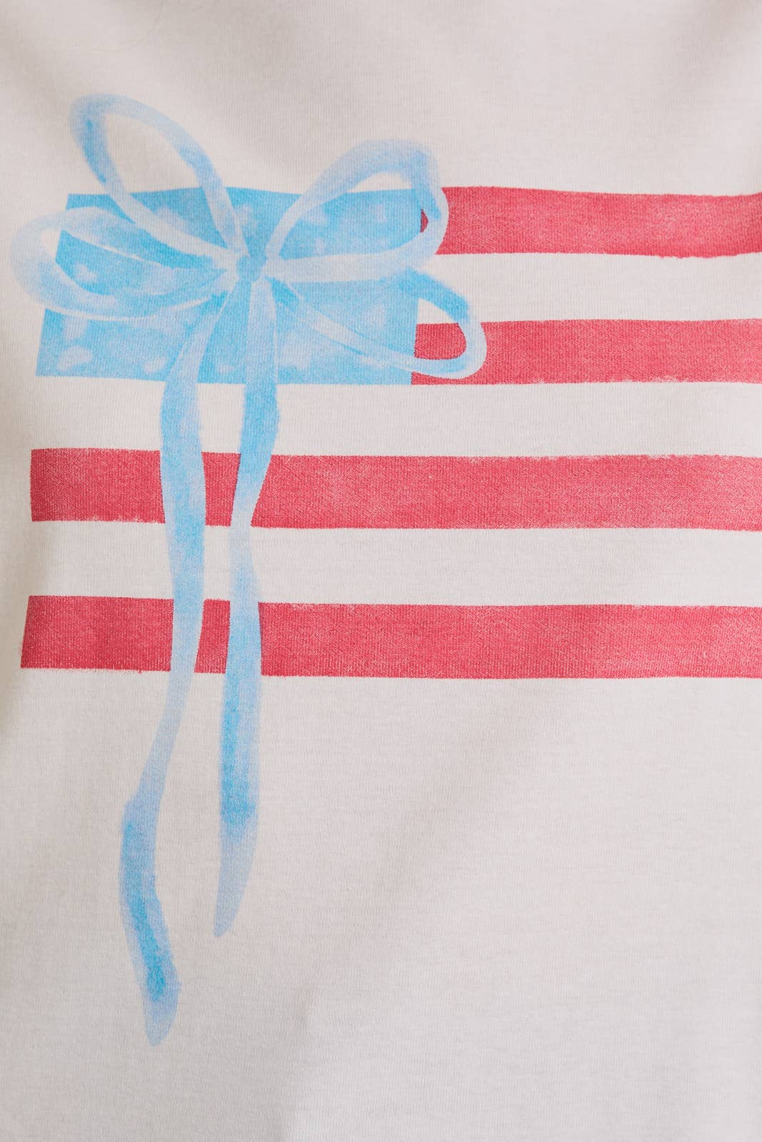 Gilli USA Bow Flag Graphic 100% Cotton Tee
