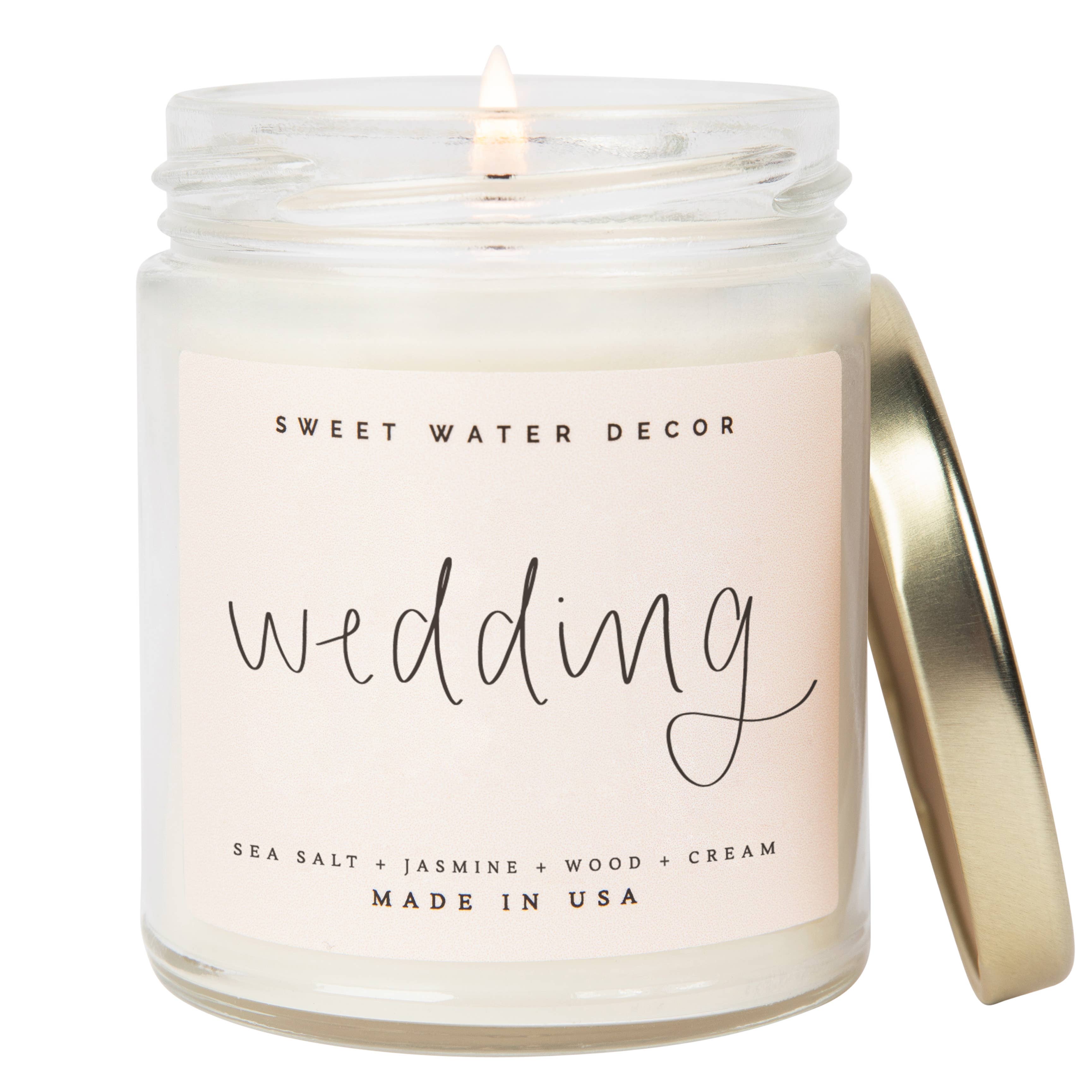 Sweet Water Decor - Wedding 9 oz Soy Candle - Home Decor & Wedding Gifts