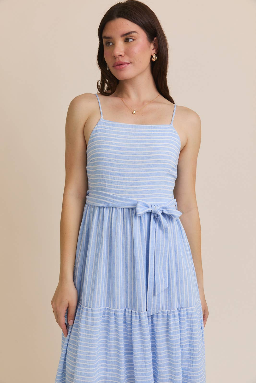 Gilli Nautical Striped Cotton Sundress