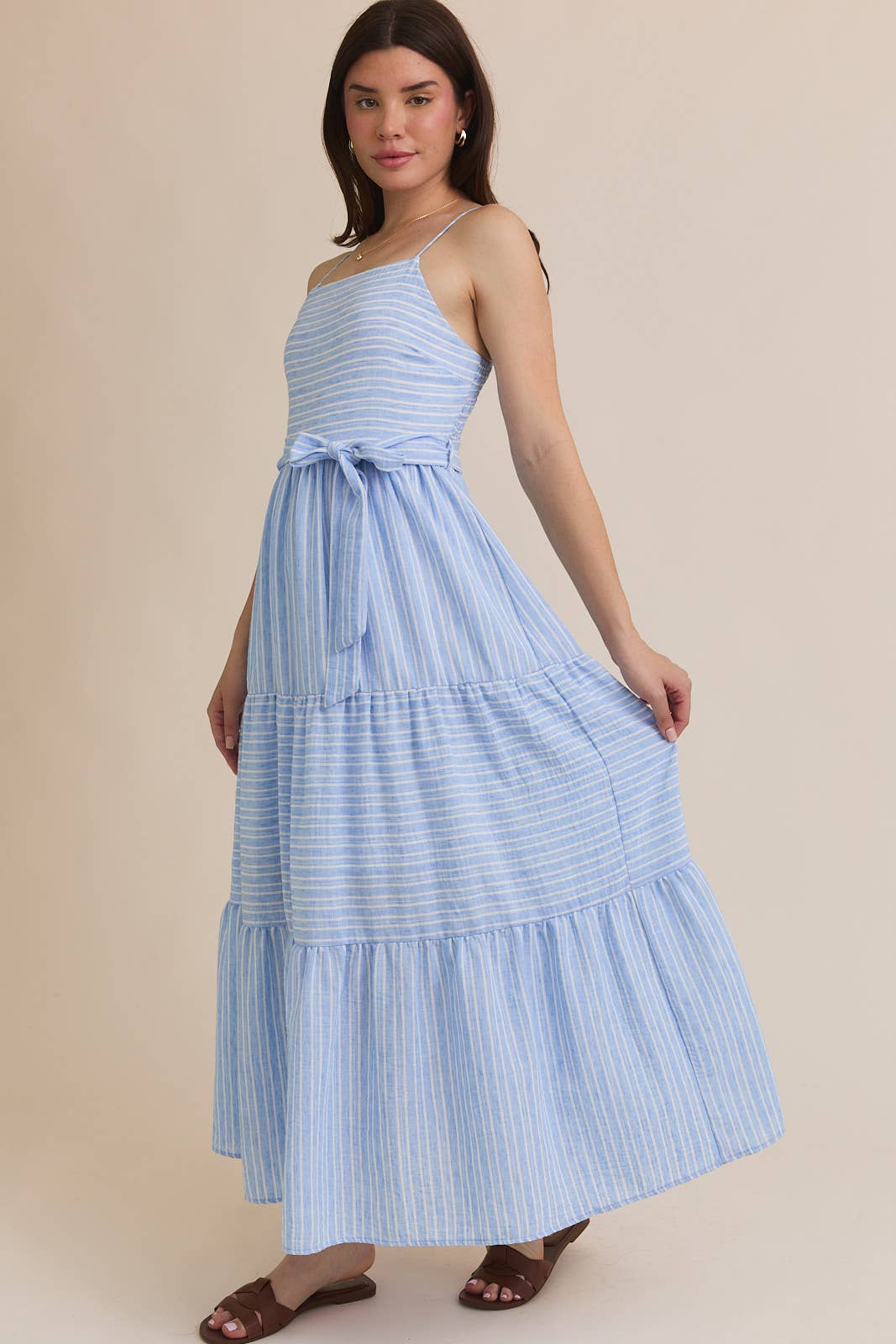 Gilli Nautical Striped Cotton Sundress