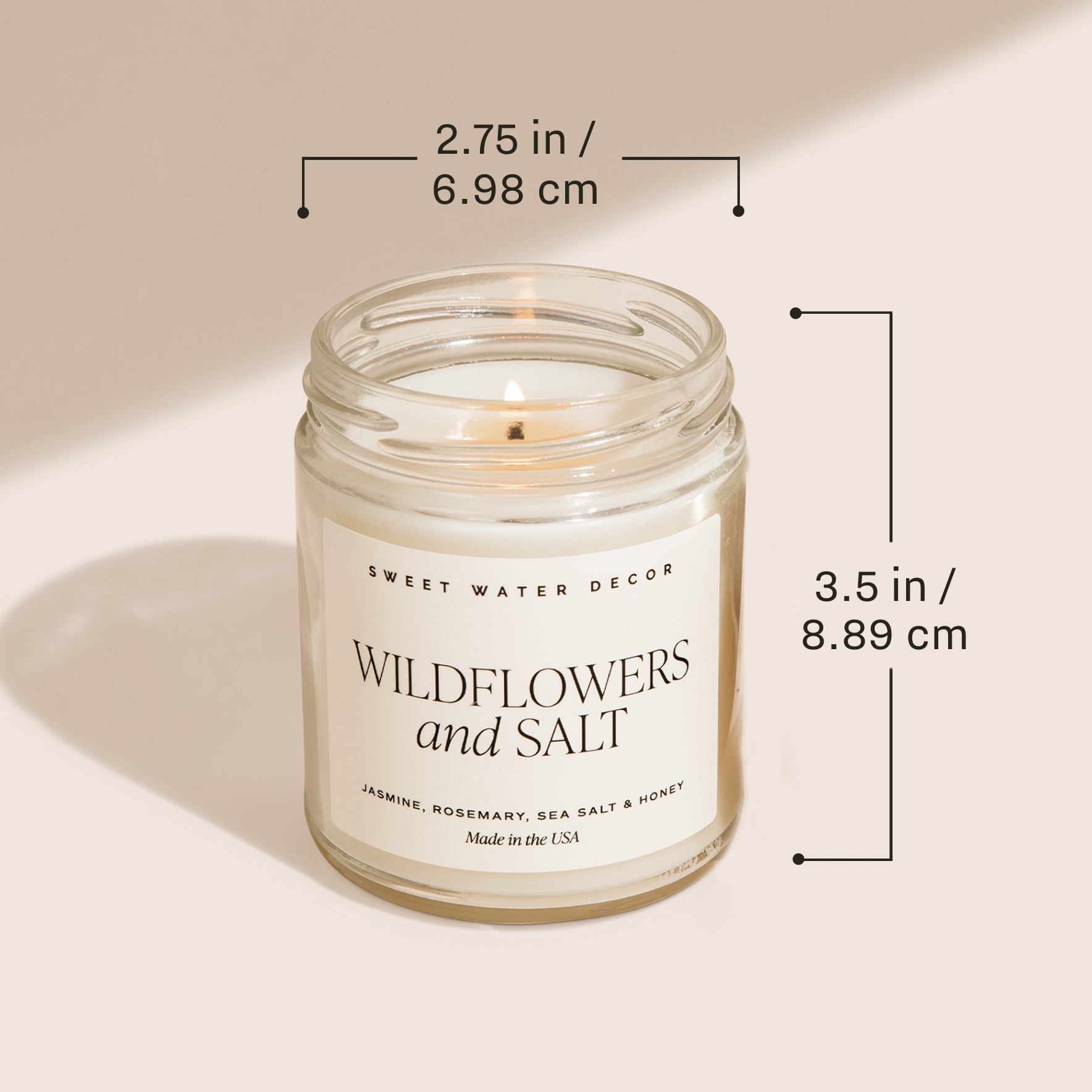 Sweet Water Decor Spooky Season 9 oz Soy Candle in glass jar with lid