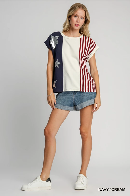 Umgee Stars and Stripes Top