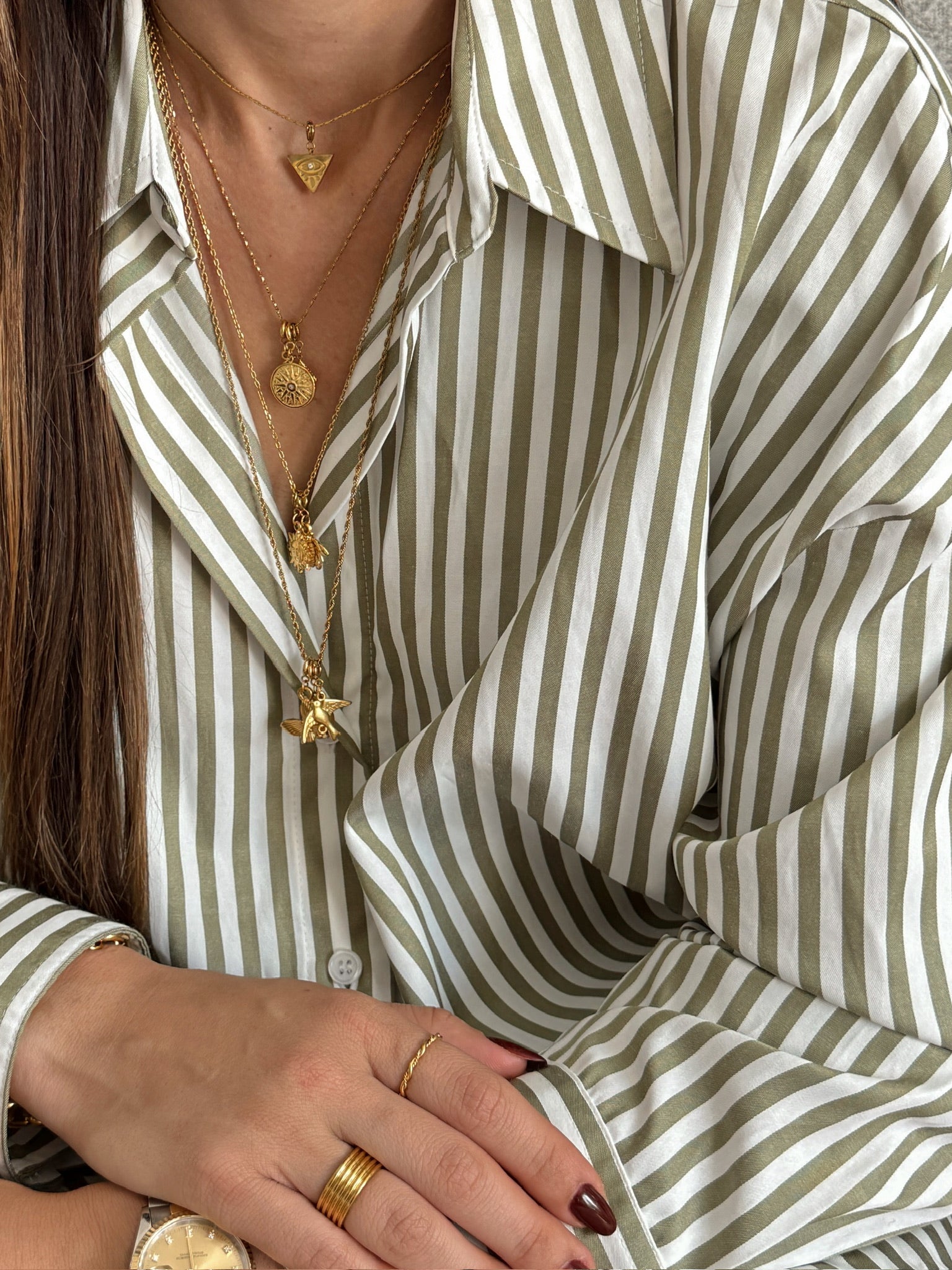 Ellie Vail Eliza Rolo Chain Necklace