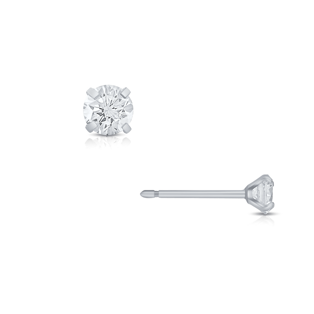 Ellie Vail Ariana Small Stud Earring Silver Post