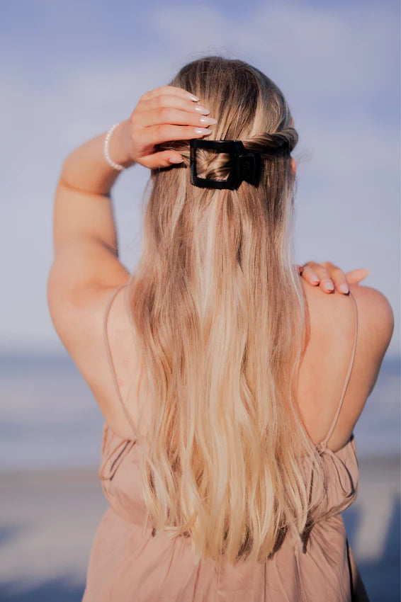 Teleties Square Curved Flat Hair Clips