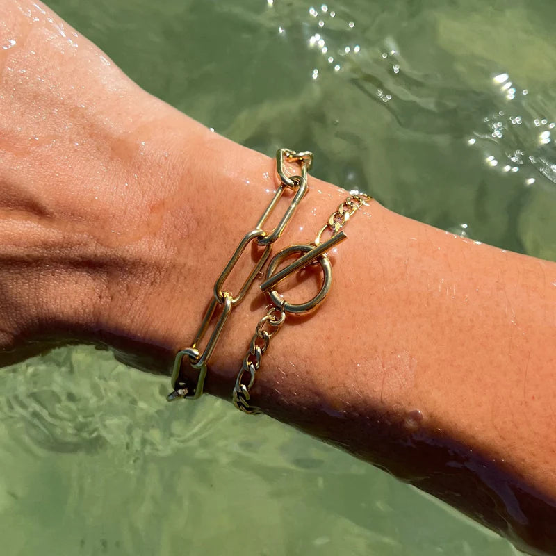 Ellie Vail Carla Paper Clip Chain Bracelet