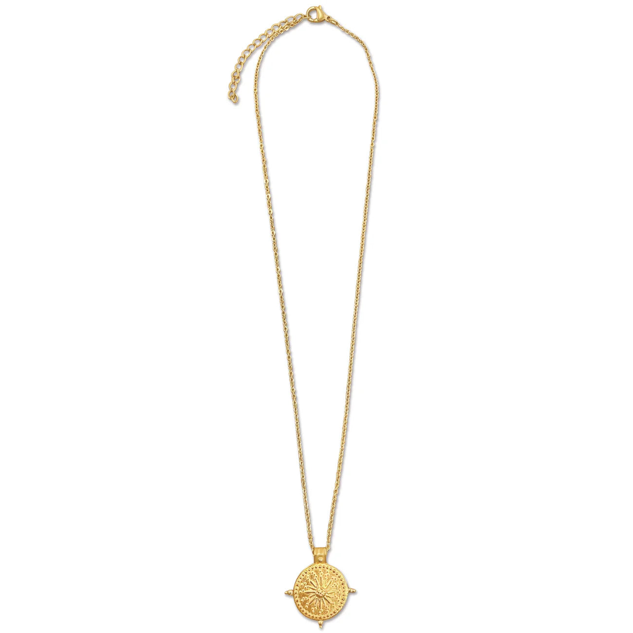 Ellie Vail Beckett Sun Disc Pendent Necklace