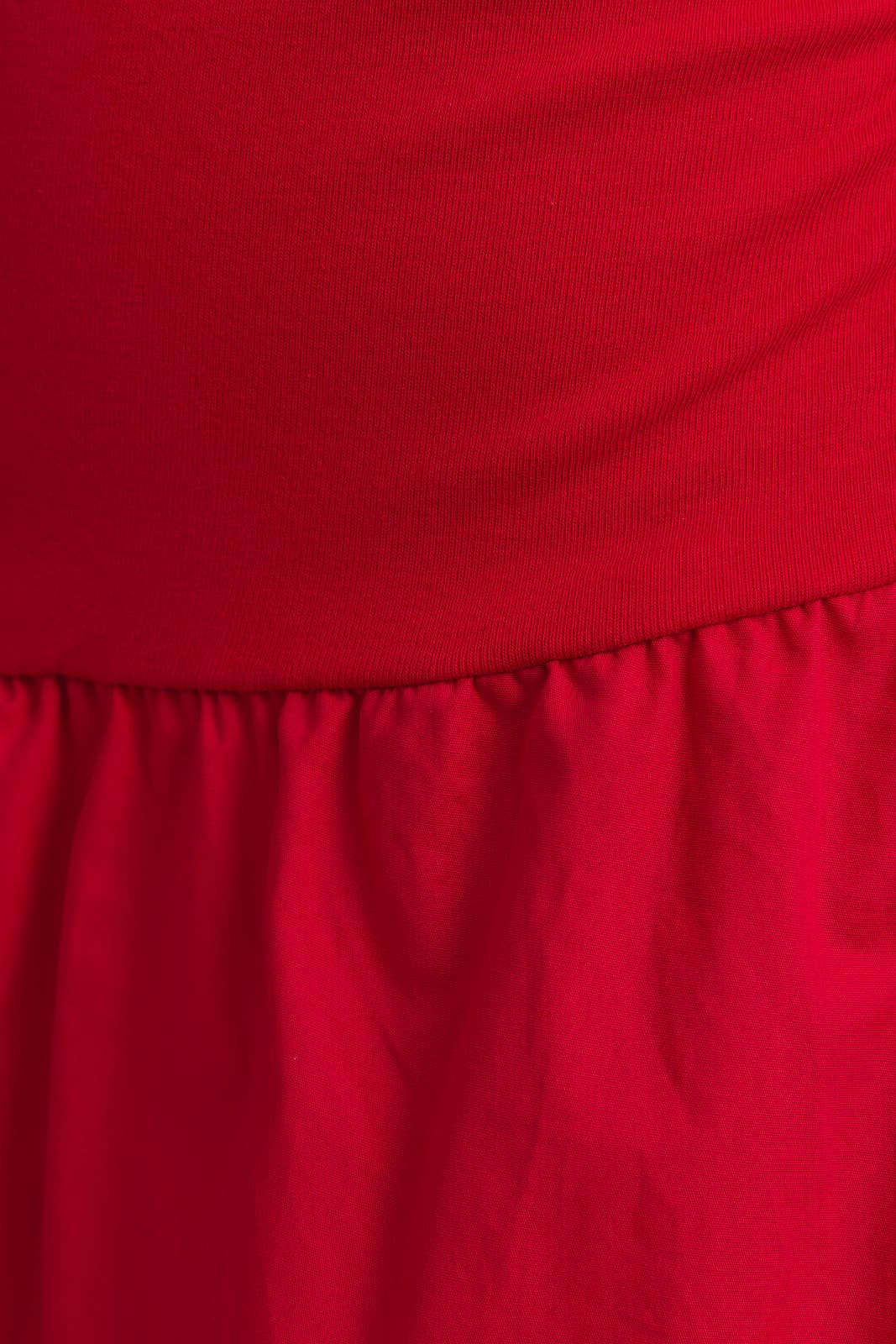 Gilli Sleeveless Drop Waist Bubble Hem Midi Dress