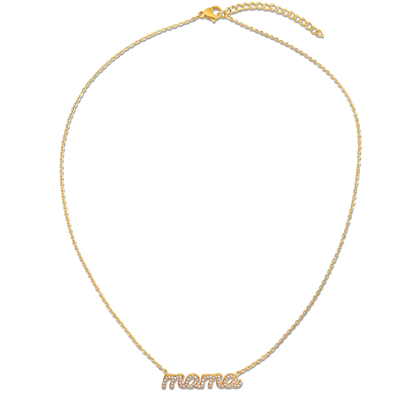 Ellie Vail Eloise Mama Script Pendant Necklace