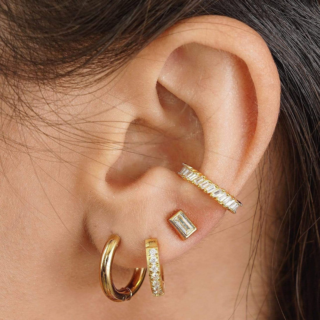 Ellie Vail Erin Huggie Hoop Earring