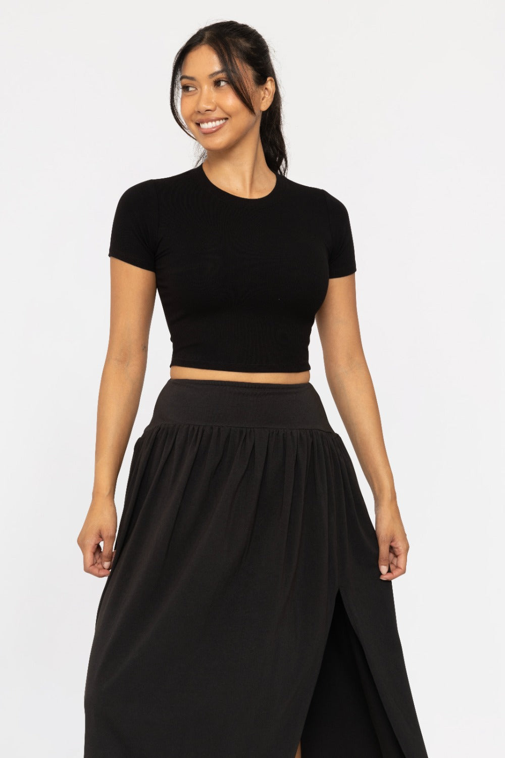 Mono B Micro-Ribbed Baby Tee