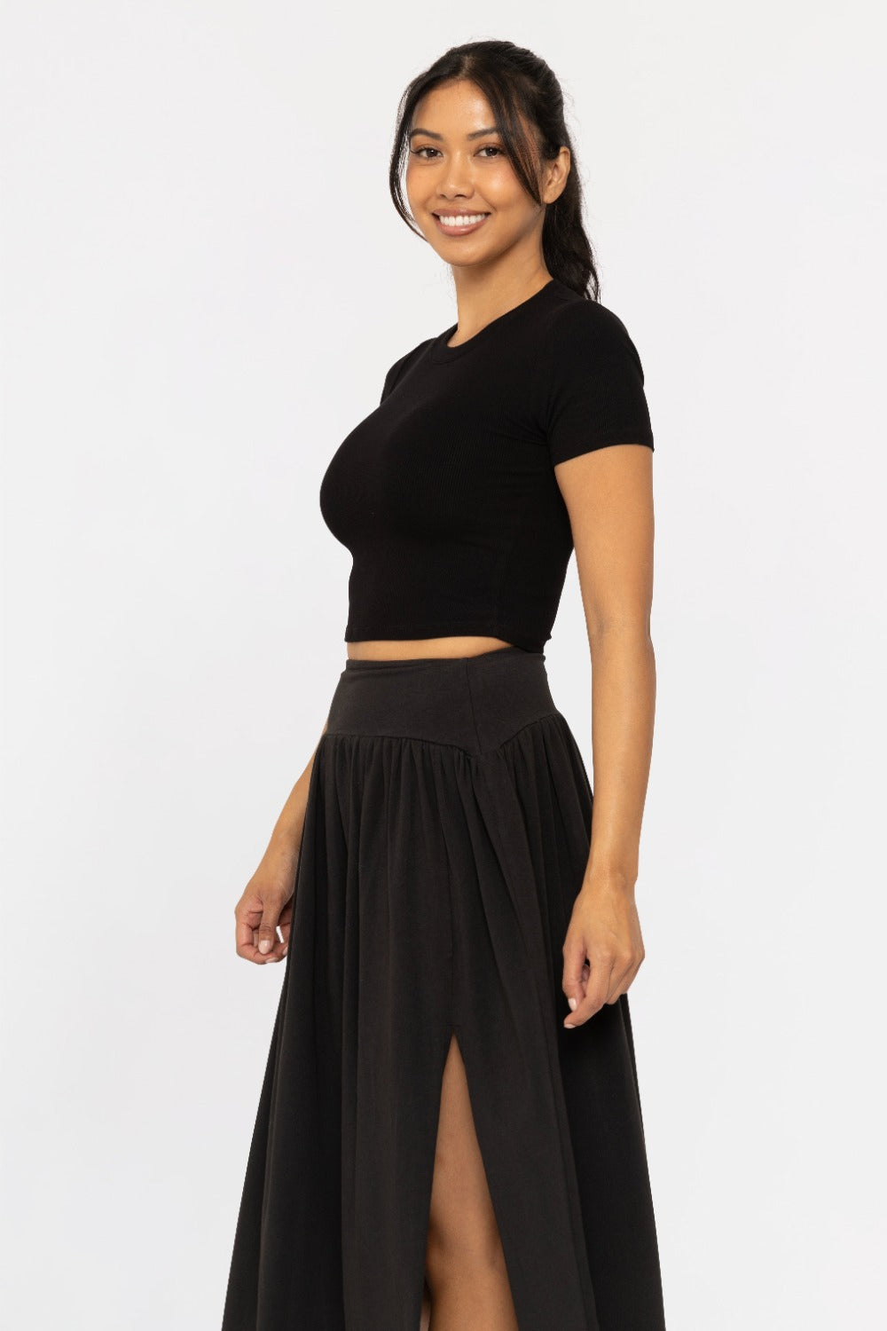 Mono B Micro-Ribbed Baby Tee