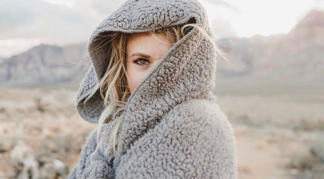 Nordic Beach Wrap grey kitten