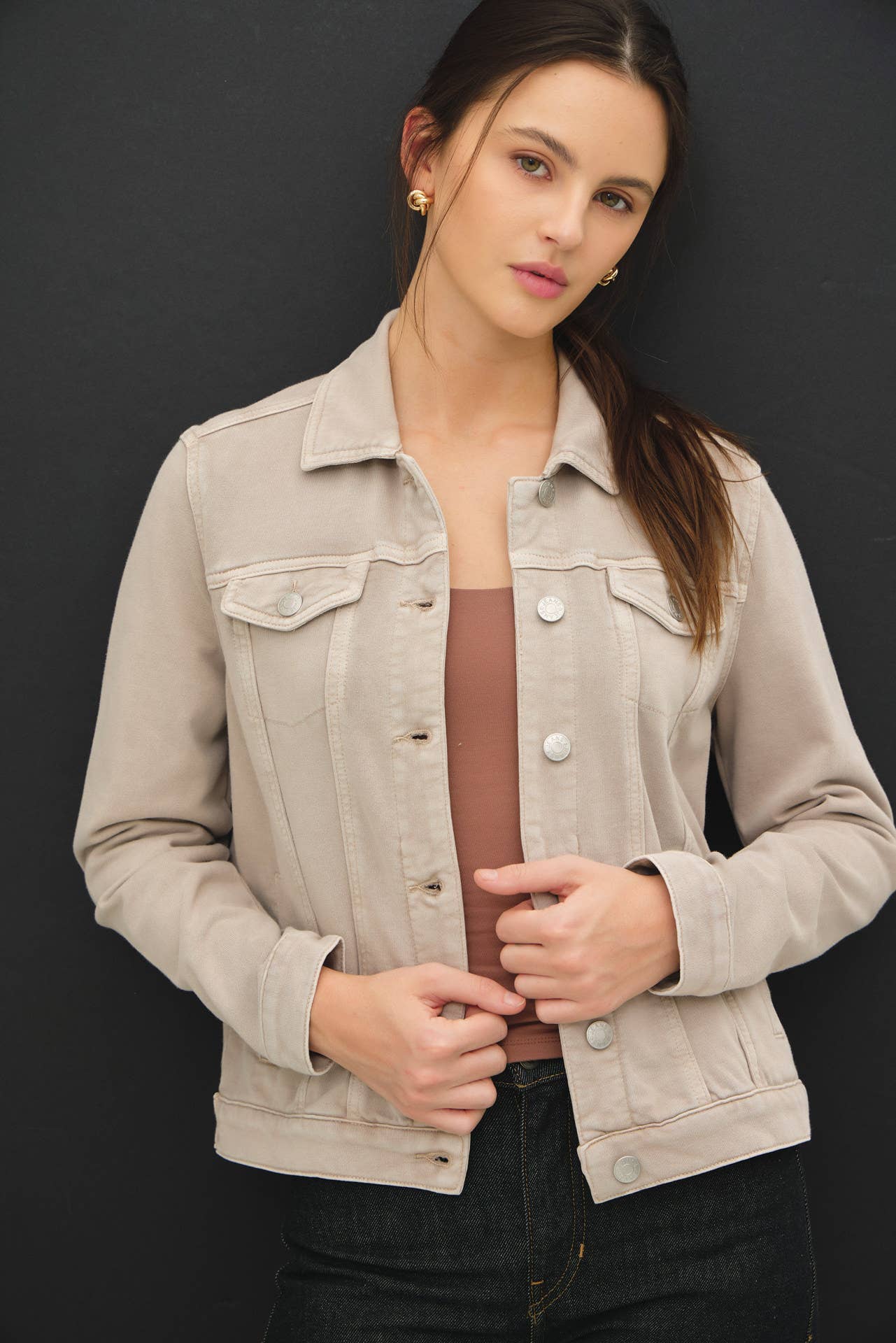 Be Cool Vintage Washed Cotton Trucker Jacket