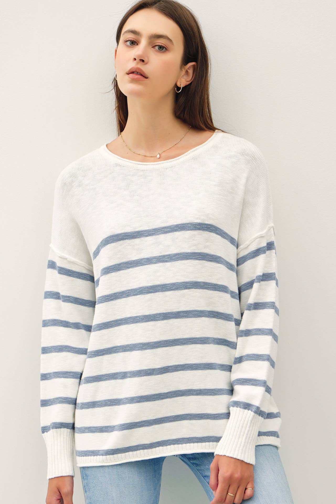 Be Cool Nautical Stripe Sweater