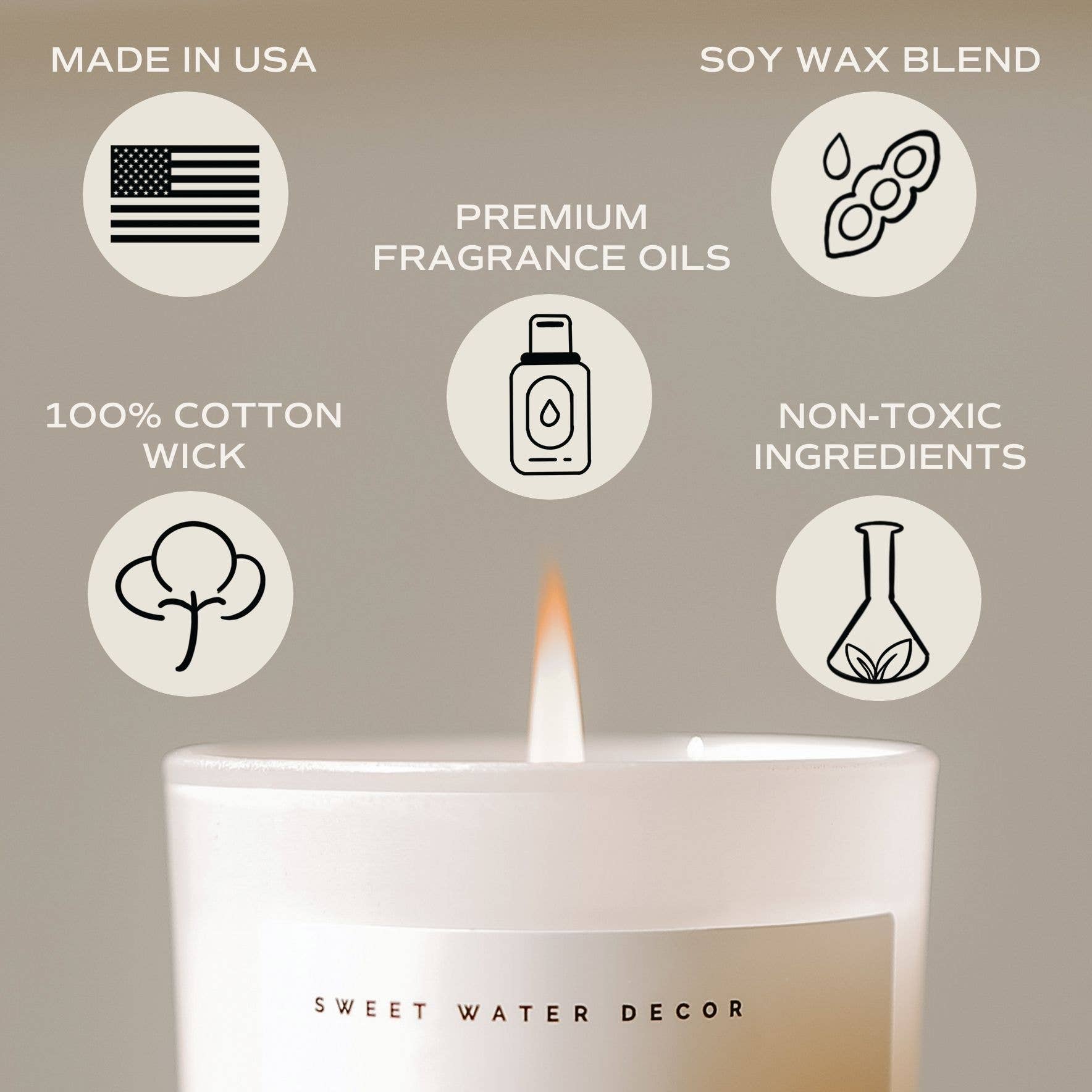 Sweet Water Decor Best Mom Ever Soy Candle with Wooden Lid