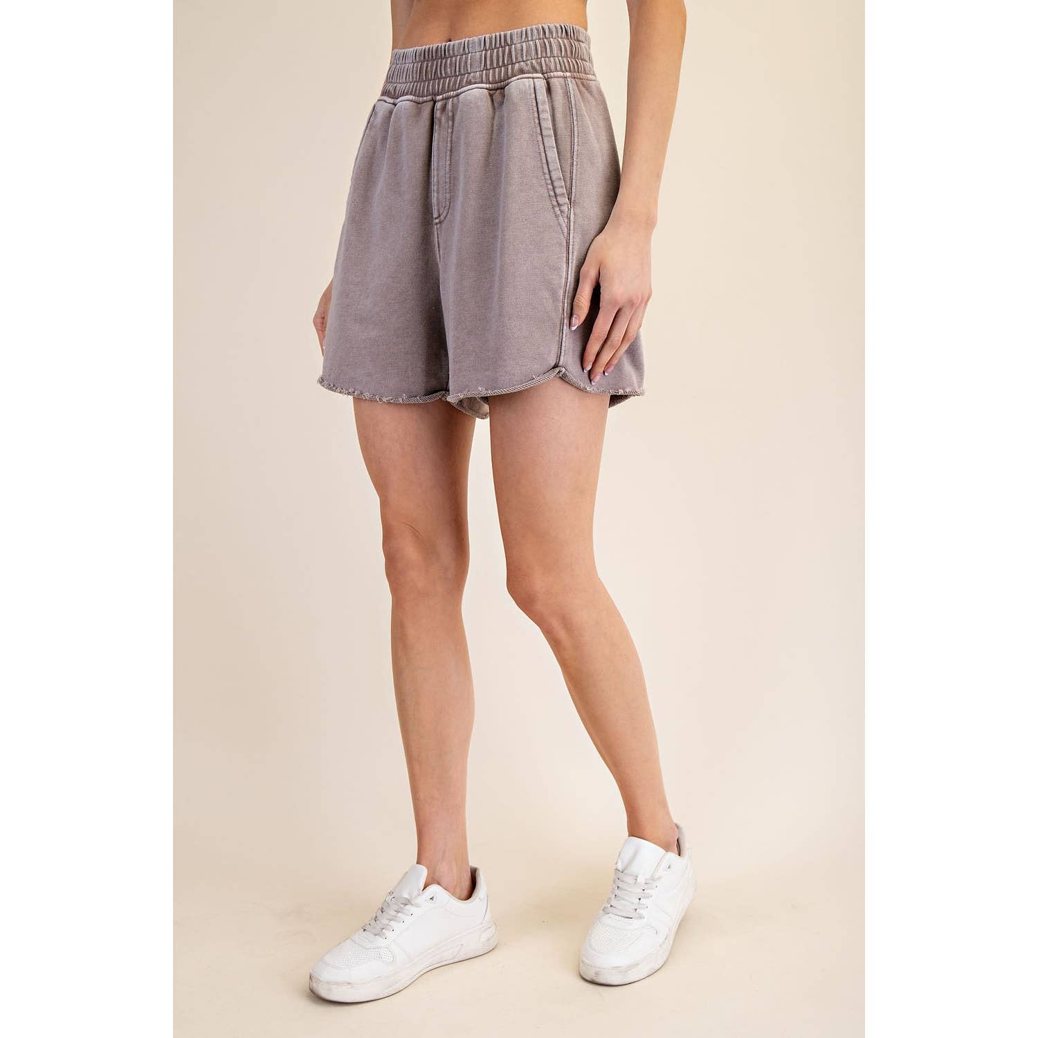 Rae Mode Mineral Washed Terry Shorts