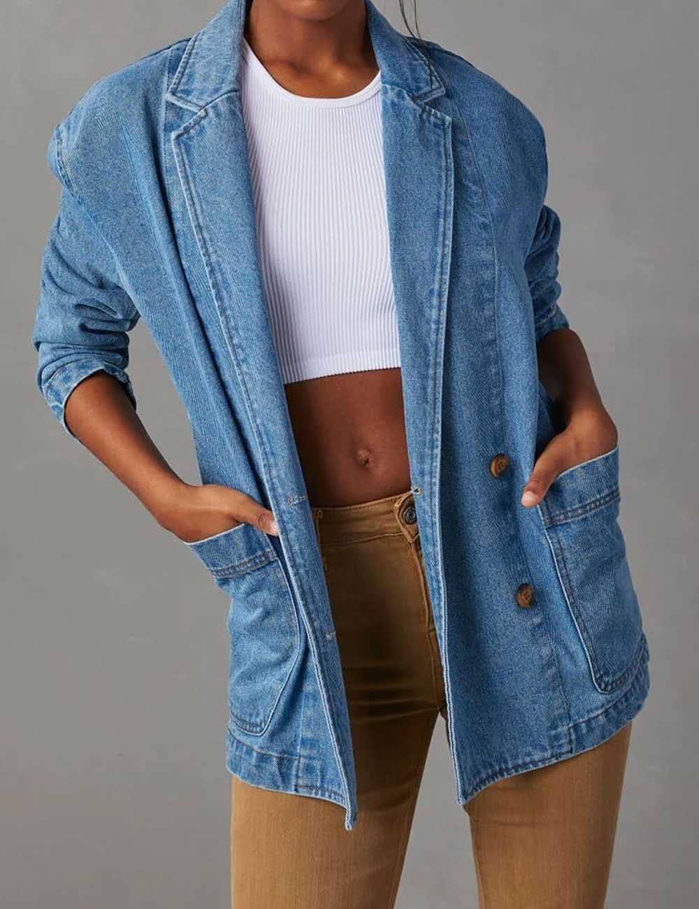 Dipped Shop Jean Blazer