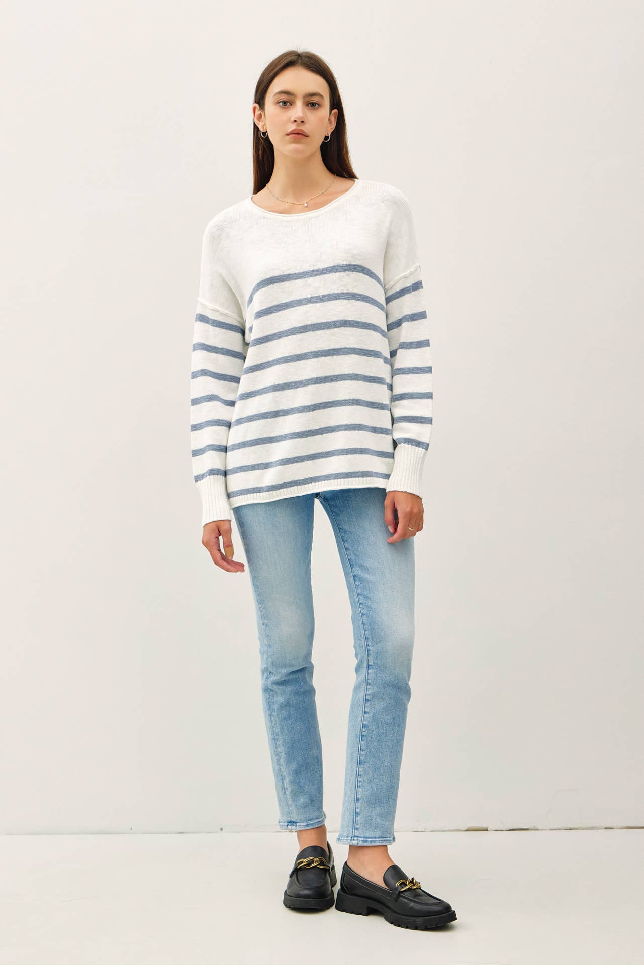 Be Cool Nautical Stripe Sweater