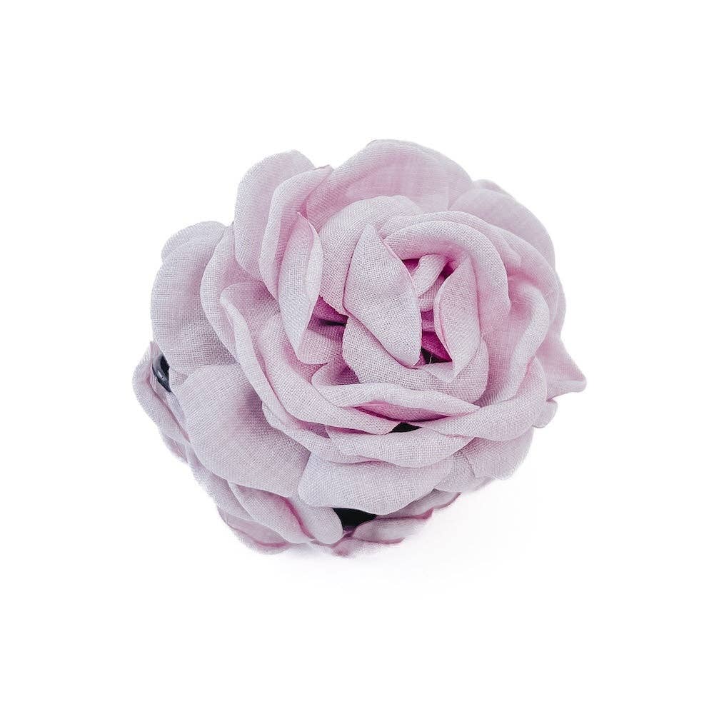 Pretty Simple Blooming Rose Hair Claw Clip