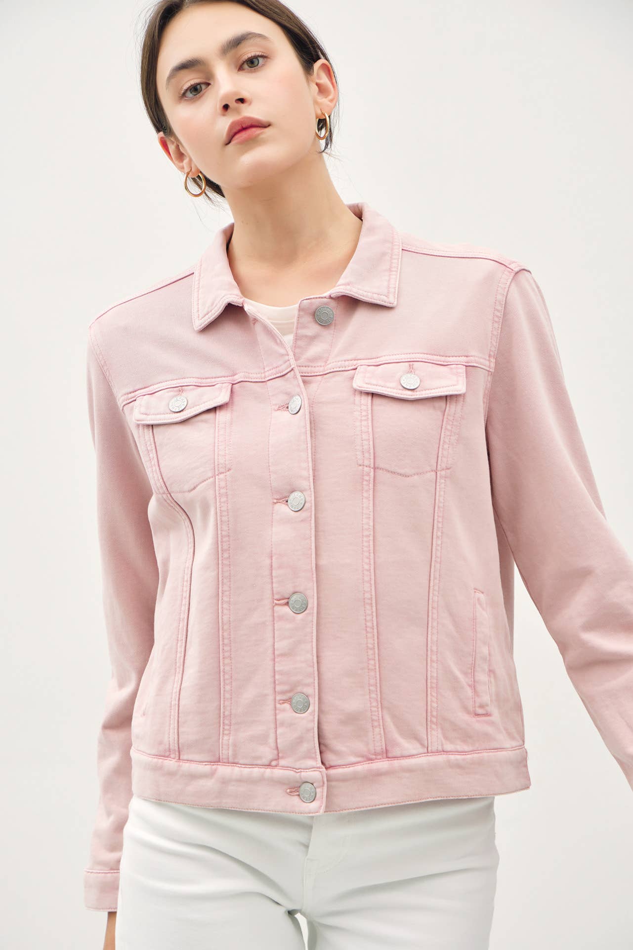 Be Cool Vintage Washed Cotton Trucker Jacket