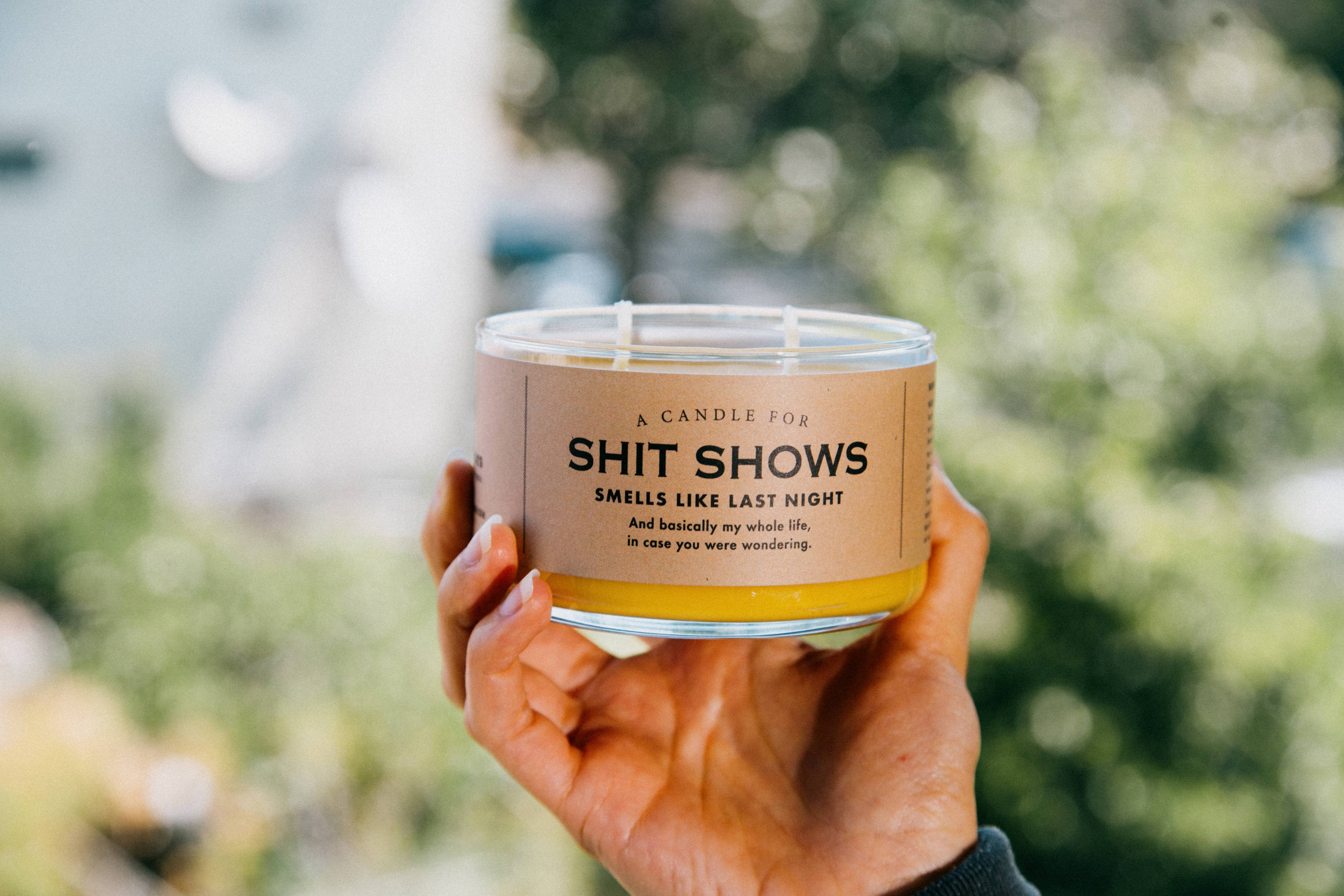 Whiskey River Soap Co. - A Candle for Shit Shows | Funny Candle