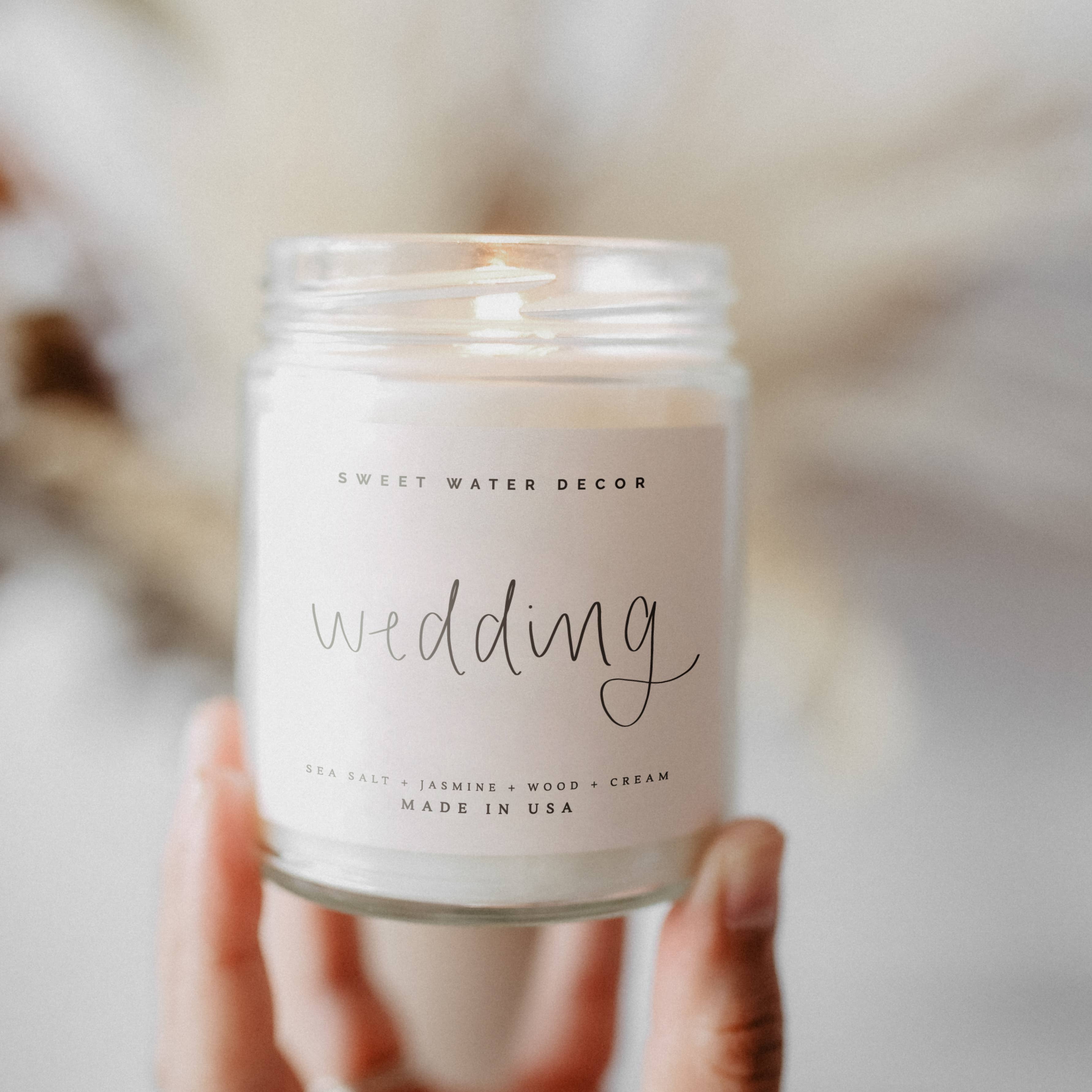 Sweet Water Decor - Wedding 9 oz Soy Candle - Home Decor & Wedding Gifts