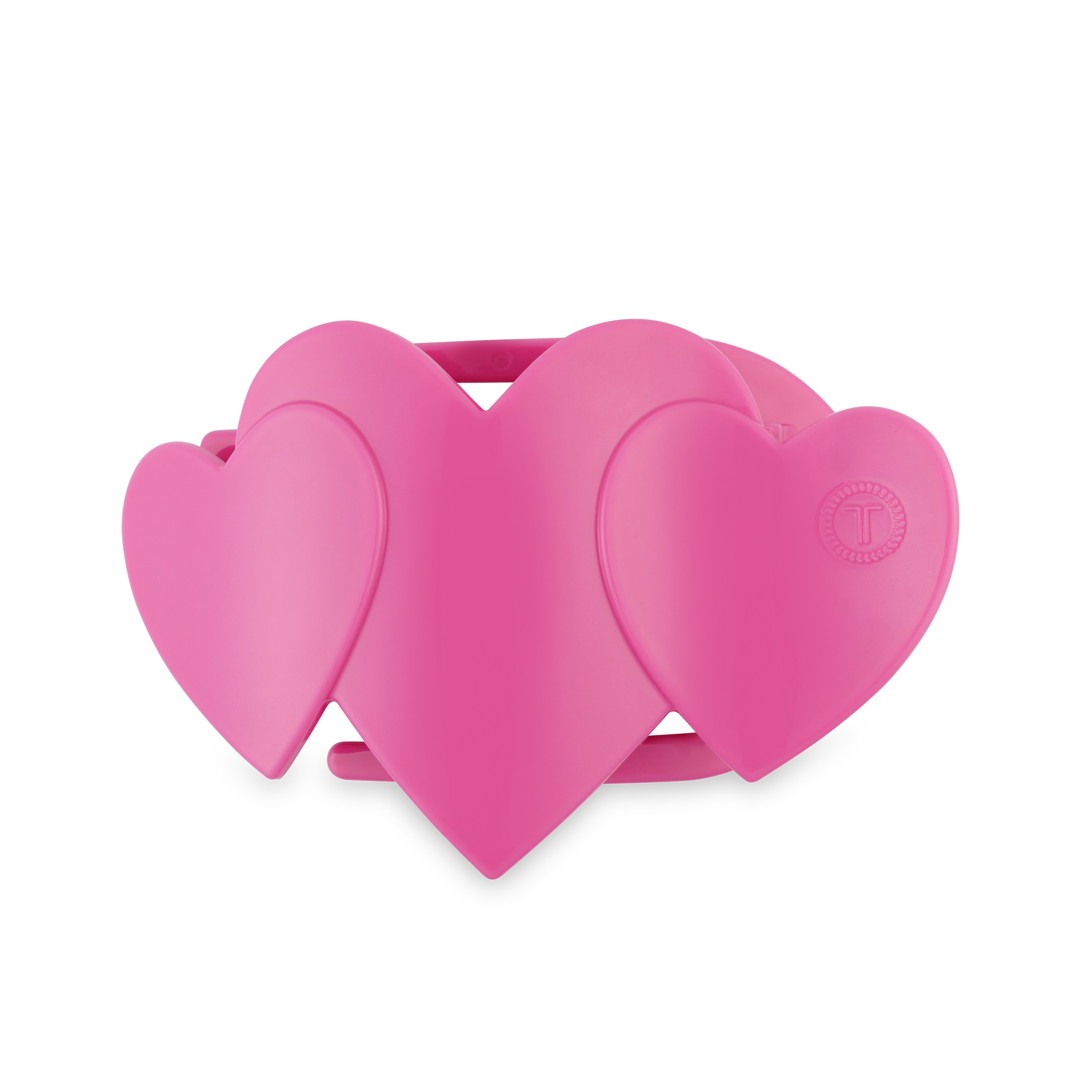TELETIES Heart to Heart Flat Hair Clip