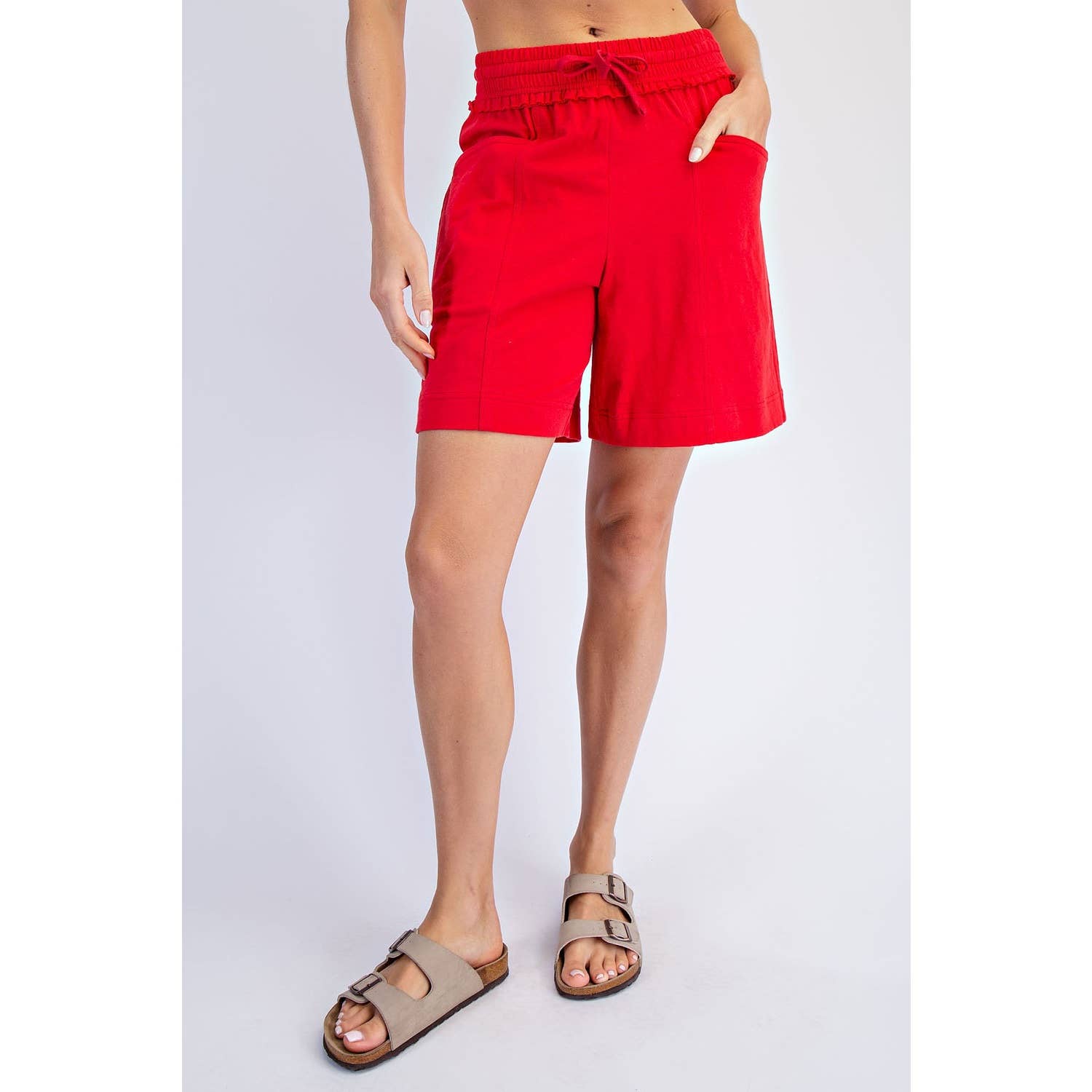 Rae Mode 7" Cotton Slub Lounge Shorts