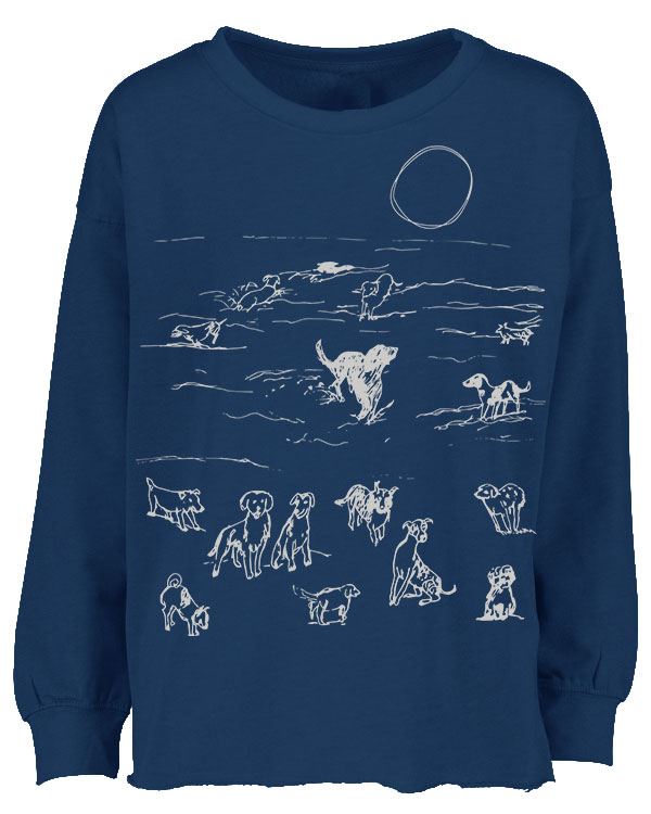 Beach Dogs Crew Sweatshirt