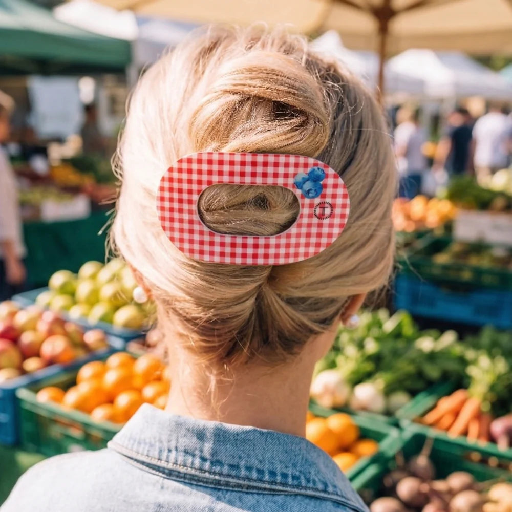 Teleties Oval Curved Flat Hair Clips