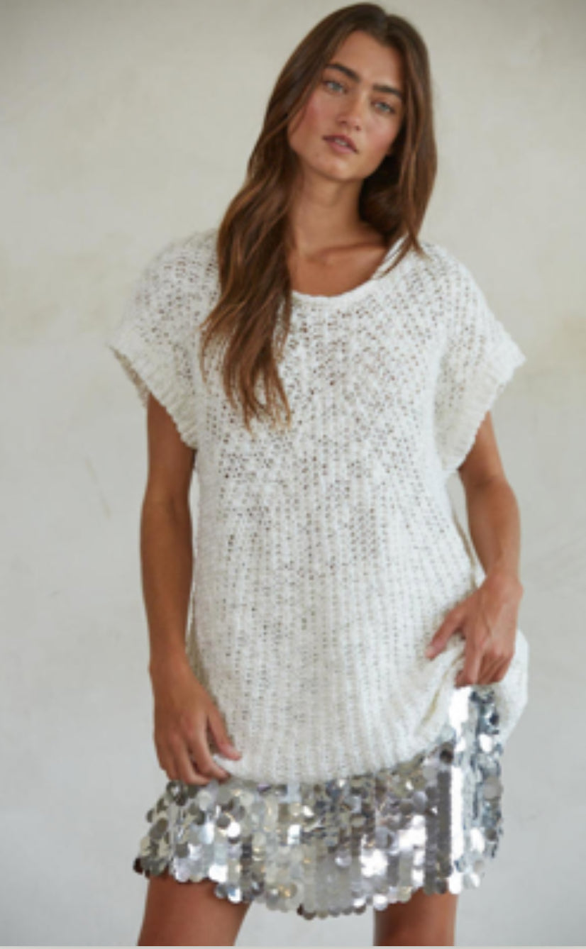 By Together Ivory Cloud Sweater