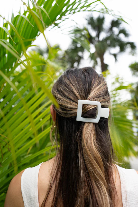 Teleties Square Curved Flat Hair Clips