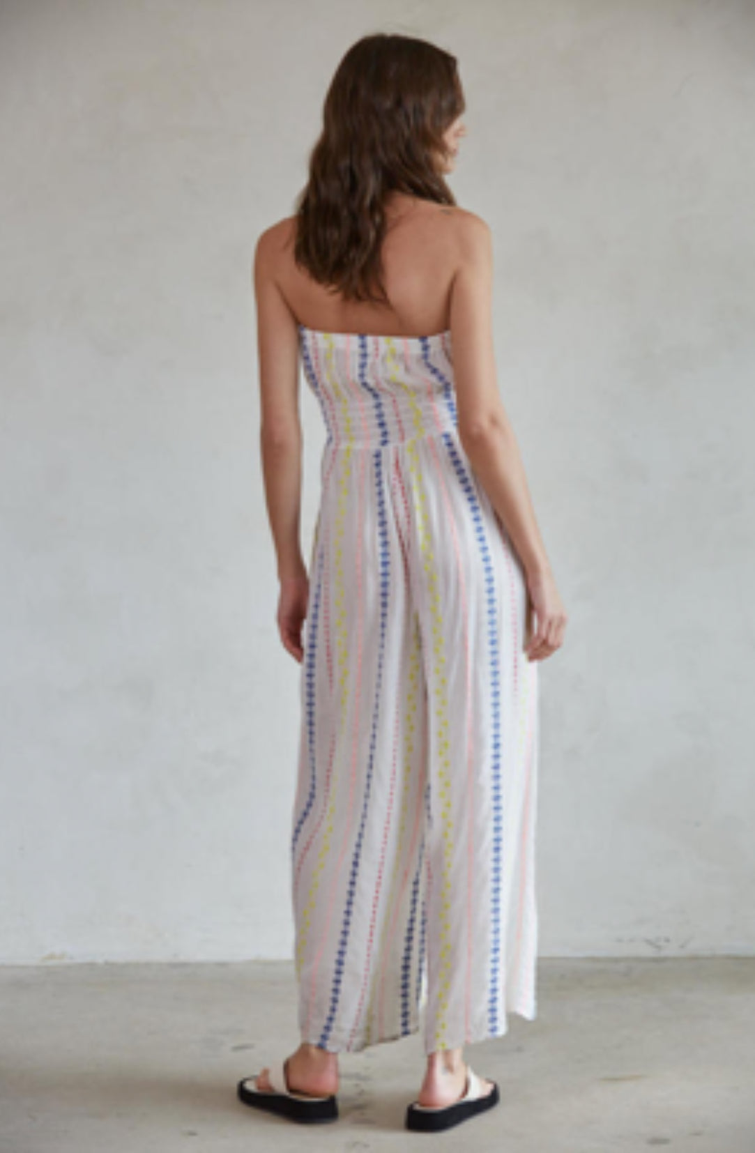By Together Poolside Cotton Gauze Jumpsuit