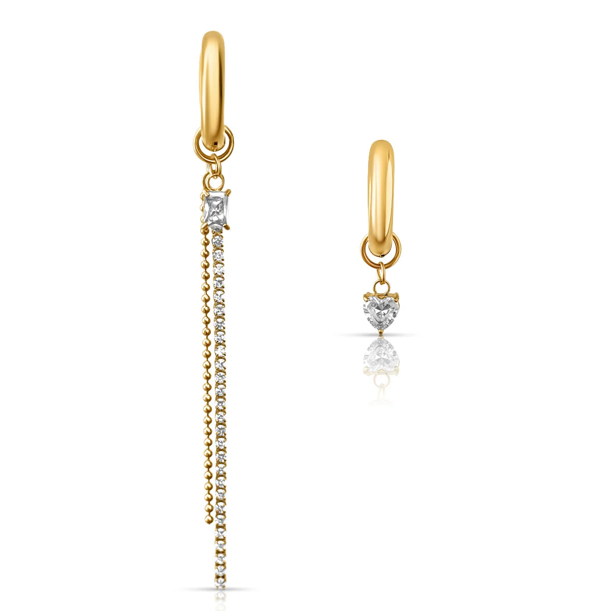 Ellie Vail Tory Asymmetrical Mini Hoop Earring