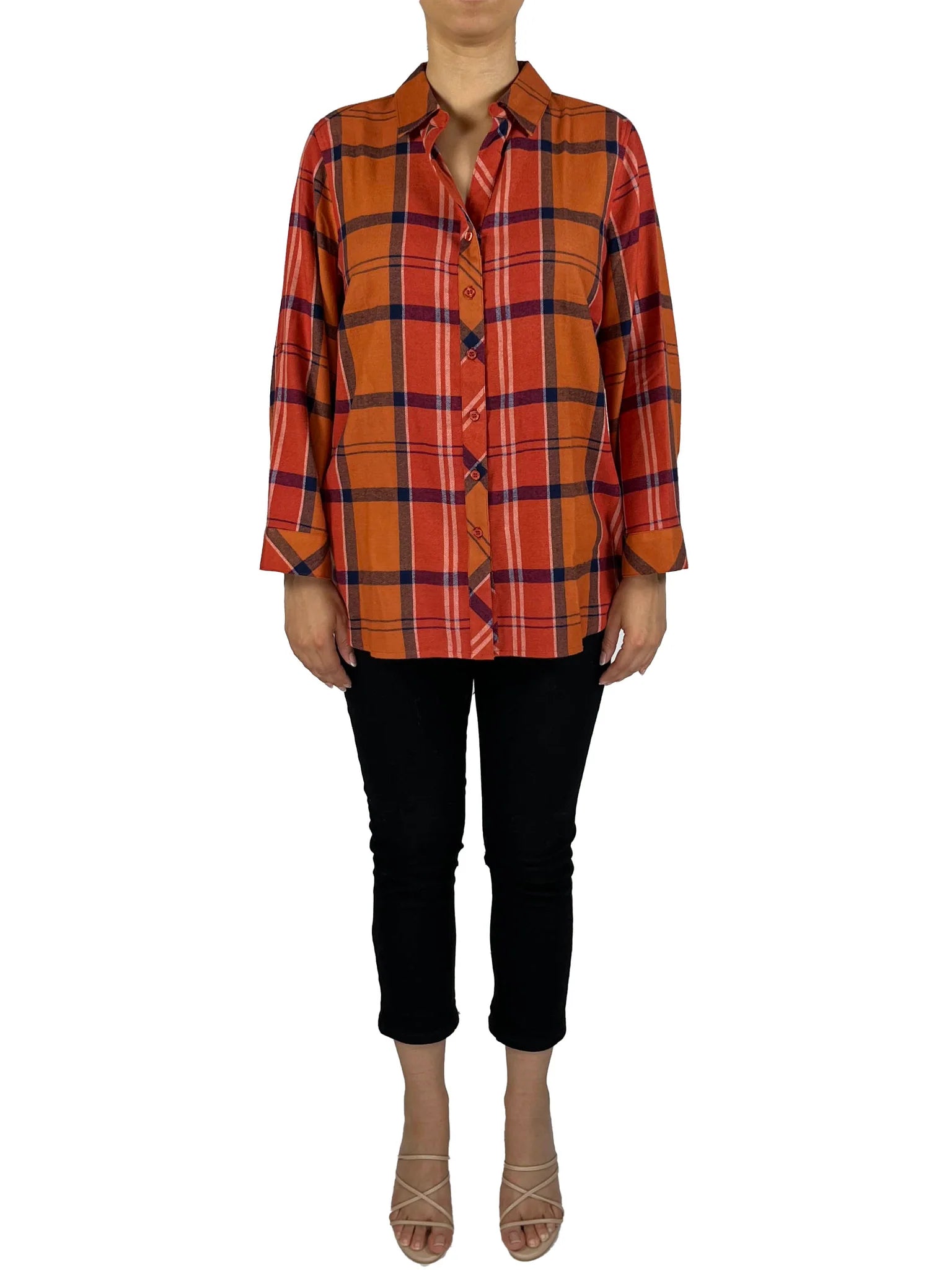 Sienna Plaid Flannel Button Down
