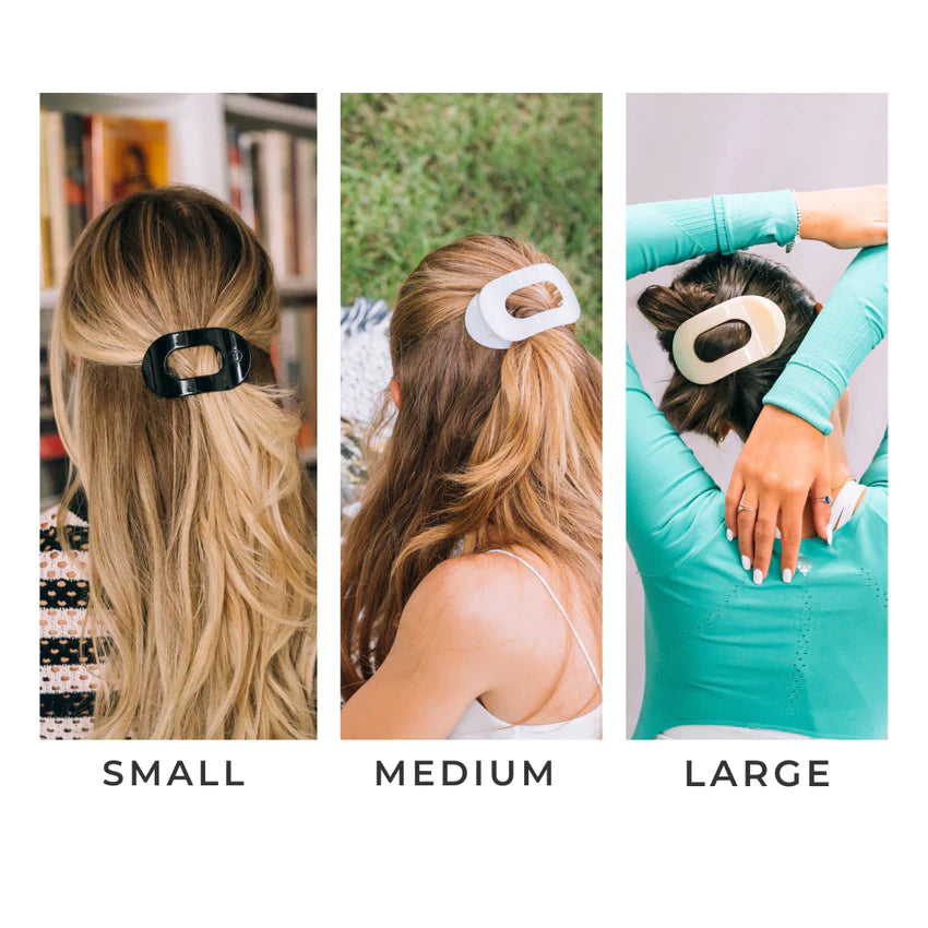 Teleties Curved Flat Hair Clips