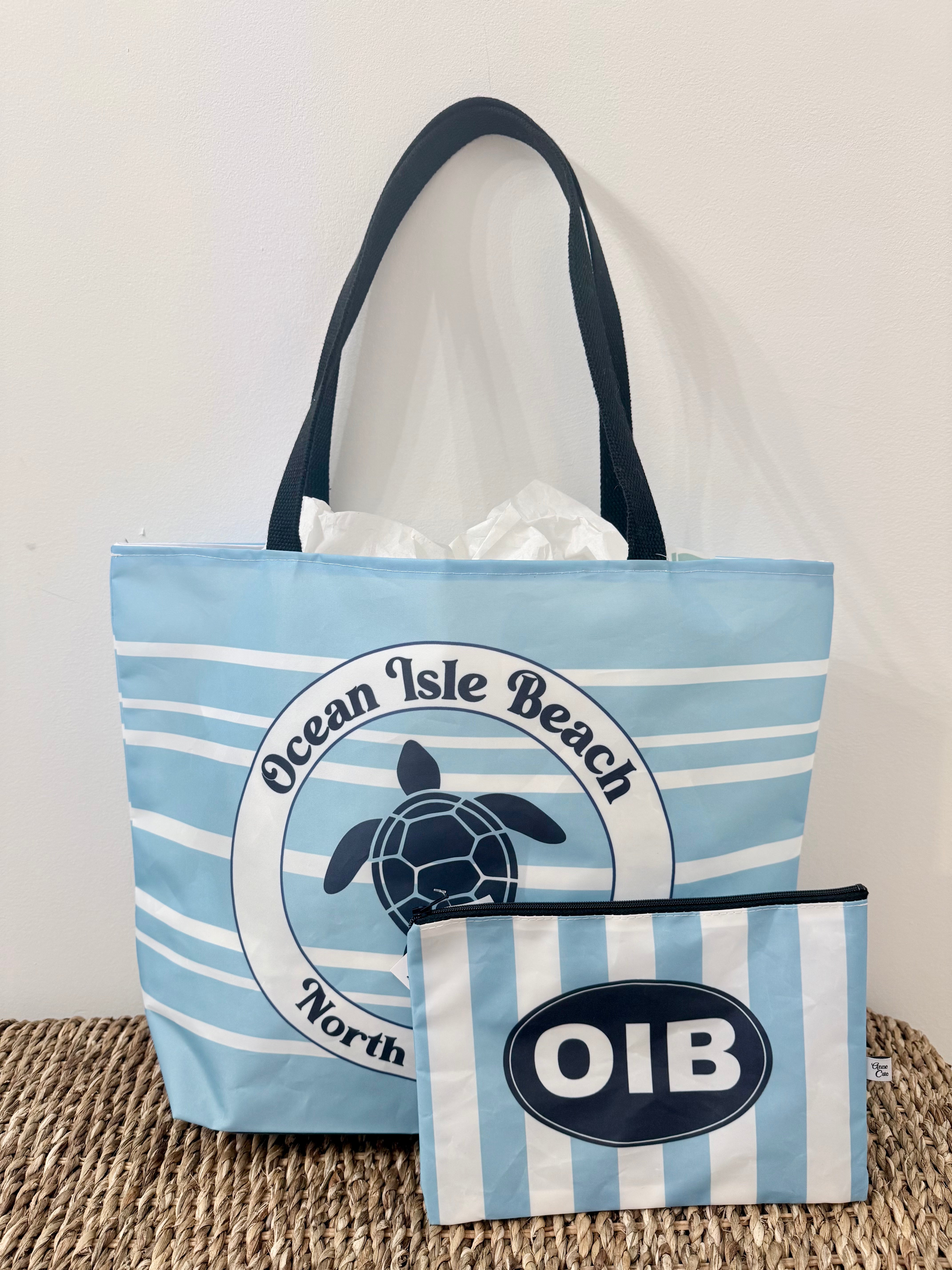 Anne Cate Sailcloth Catch All Zip Pouch