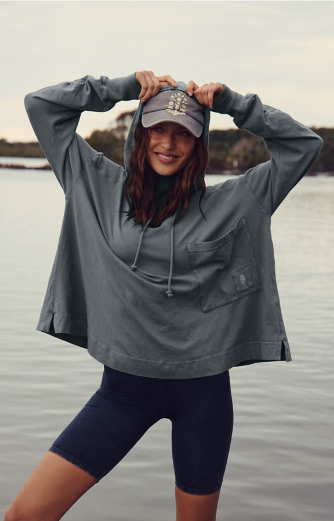 FP Movement Hot Shot Hooded Layer Long Sleeve Top