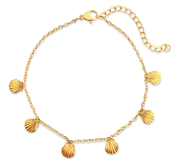 Ellie Vail Regina Shell Anklet