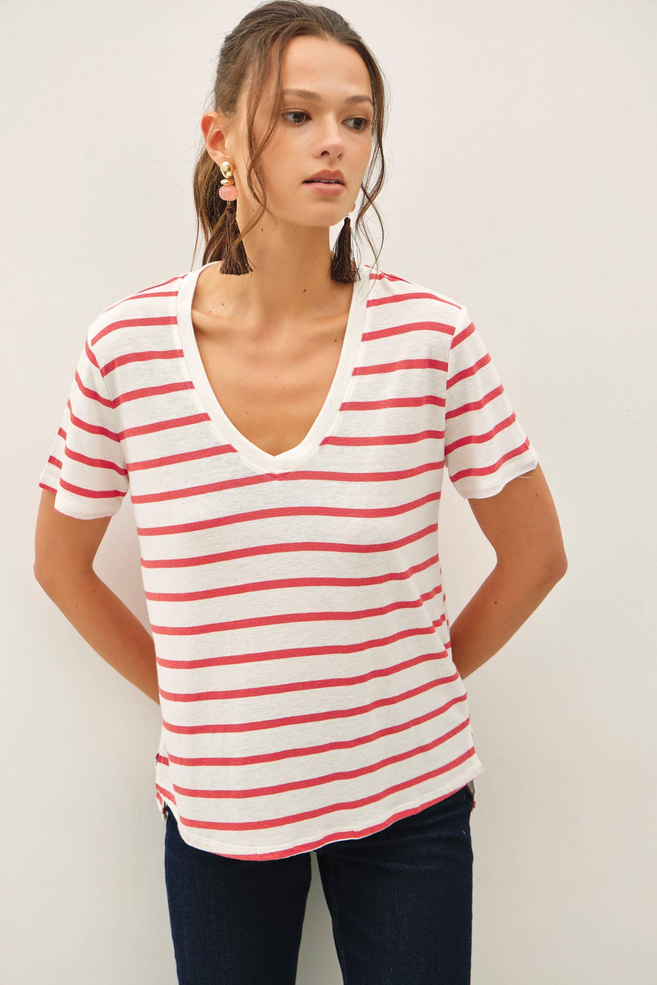 Be Cool Vivian Striped Tee