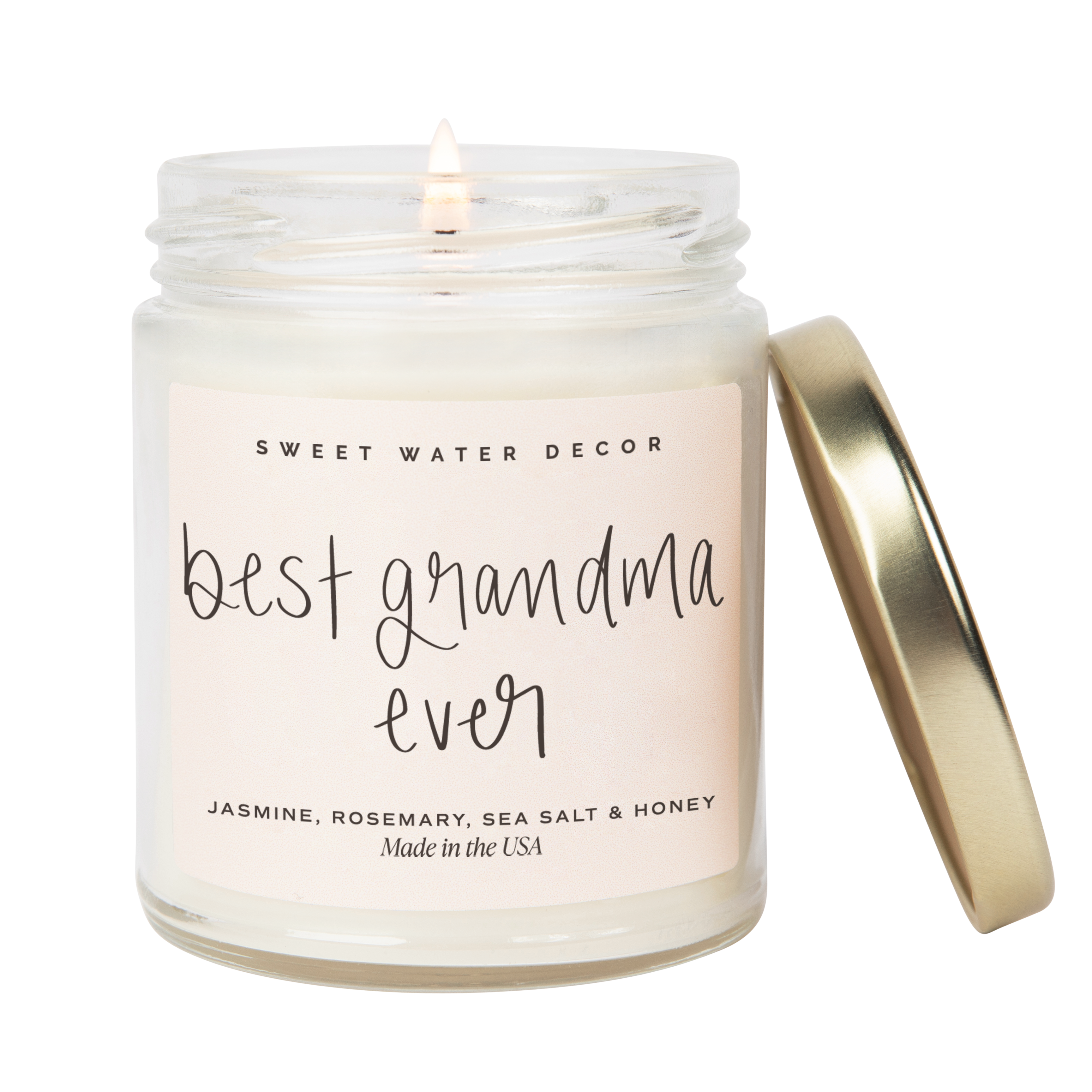 Sweet Water Decor - Best Grandma Ever 9 oz Soy Candle - Home Decor & Gifts
