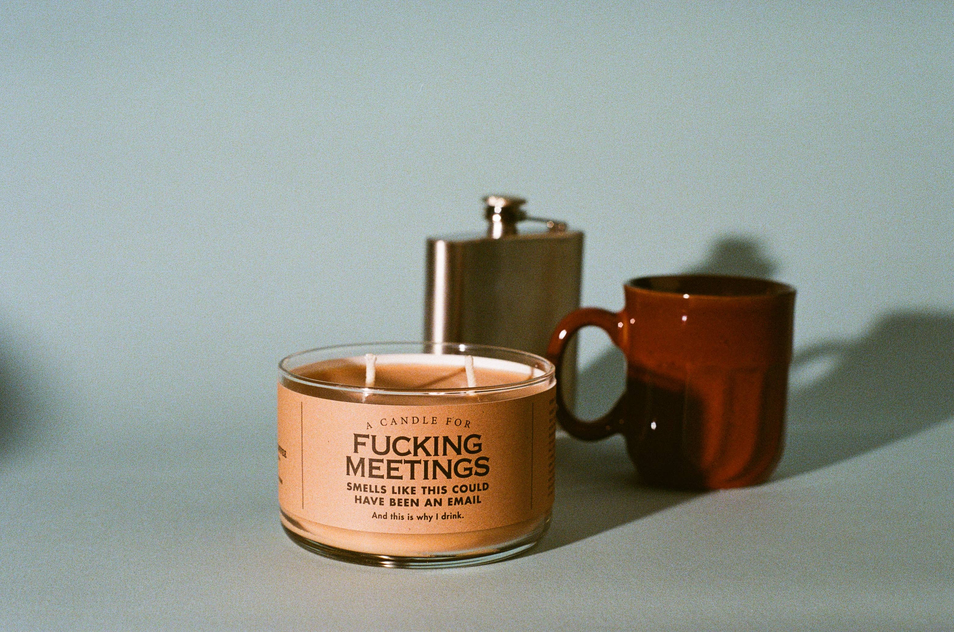 Whiskey River Soap Co. - A Candle for Fucking Meetings | Funny Candle