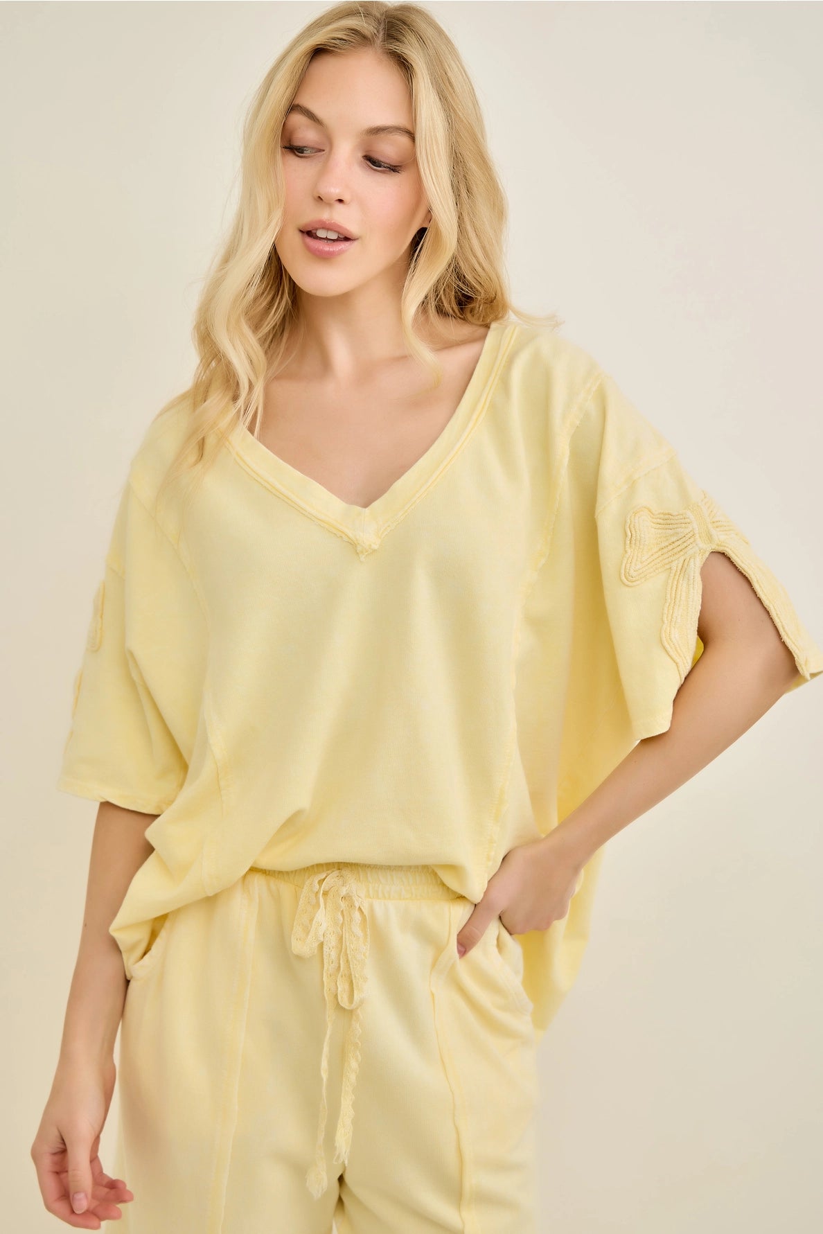 J.Her Bow Trim Top