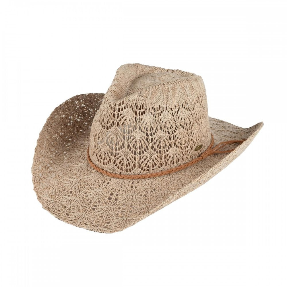 CC Open Weave Cowboy Hats